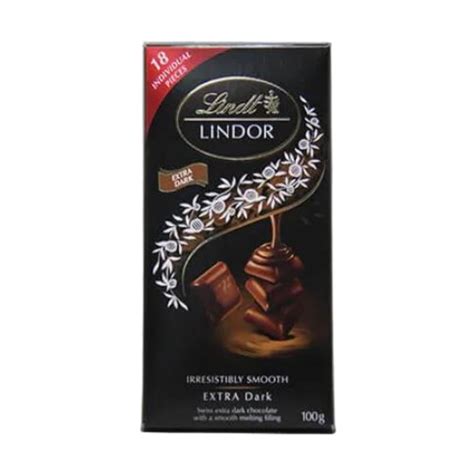 lindt dark lindor singles extra dark  chopbox