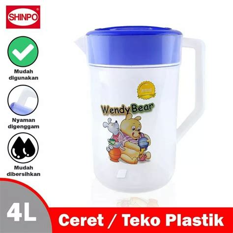 Jual Shinpo Teko Plastik L Tempat Air Minum Mineral Eskan Familia