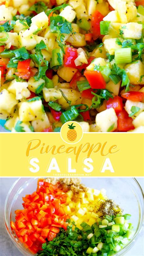 Pineapple Salsa With Canning Instructions • Food Folks And Fun