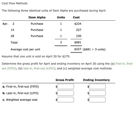 Solved Cost Flow Methods The Following Three Identical Units Chegg