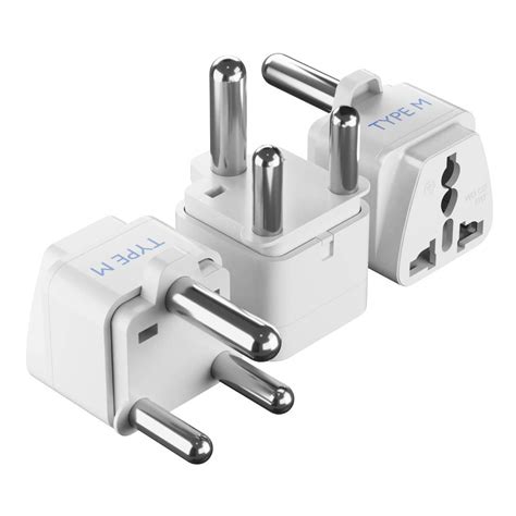 Buy Ceptics South Africa Travel Plug Adapter Type M 3 Pack