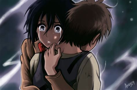 Mikasa X Eren Color By Angy89 On Deviantart