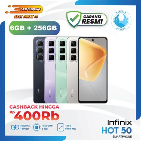 Jual Infinix Hot Gb Up To Gb Extended Ram Nfc Inch Hz Fhd Mp