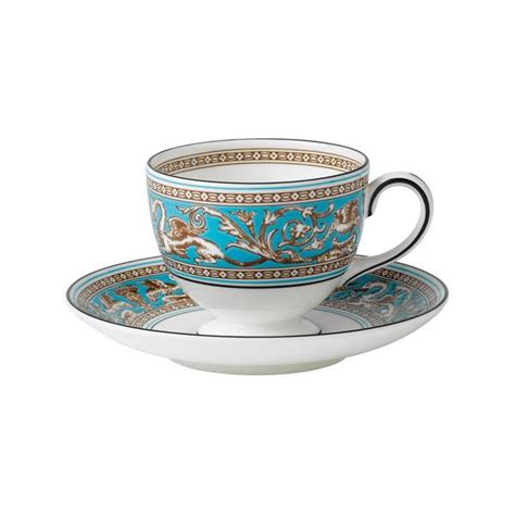 Wedgwood Florentine Turquoise Teetasse Leigh Mit Unterteller Artedona