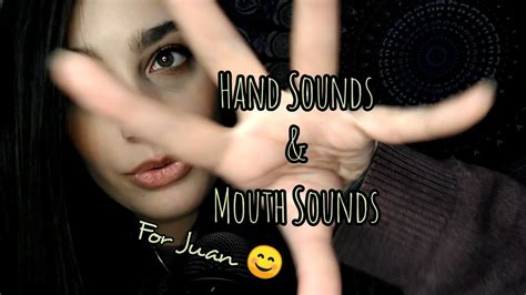 Asmr Hand Sounds Mouth Sounds While Repeating Relax Go To Sleep