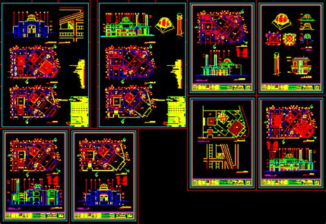 Mosque Plan DWG Plan for AutoCAD • Designs CAD