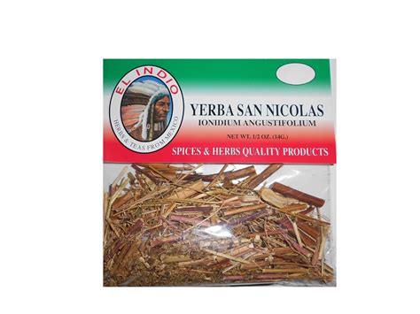 Amazon Hierba San Nicolas Ionidium Angustifolium Net WT 1 2oz