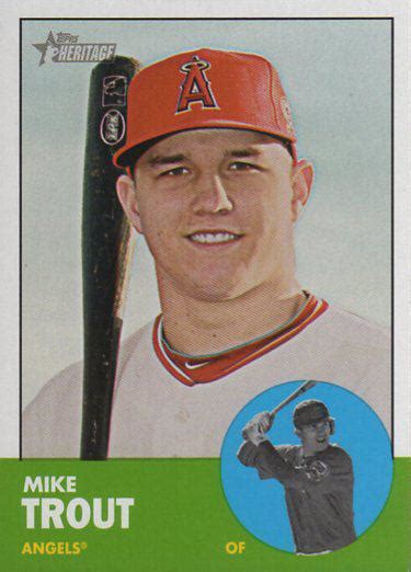 Topps Heritage Mike Trout Trading Card Database