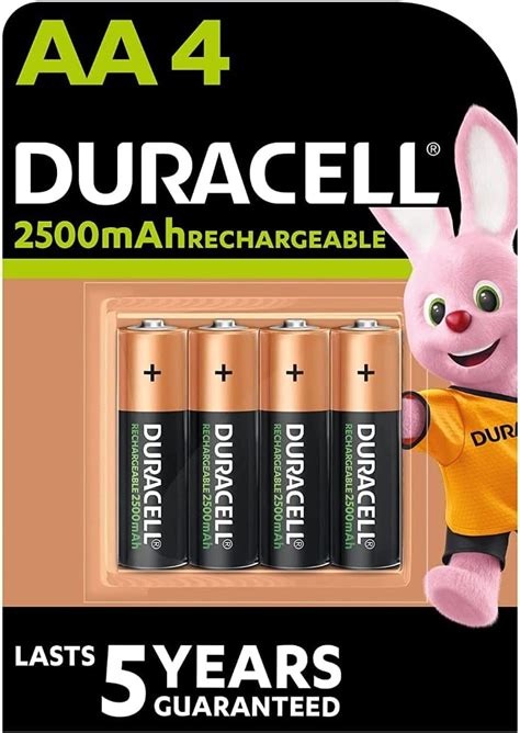 Duracell Hr Aa Pack Nickel Metal Hydride Nimh Mah V