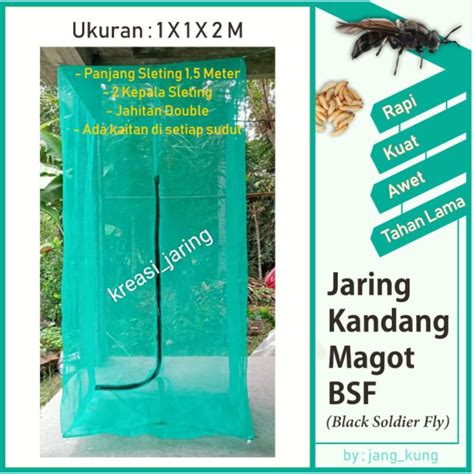 Jual Kandang Lalat Bsf Magot Jaring Casa Hijau Murah Shopee Indonesia