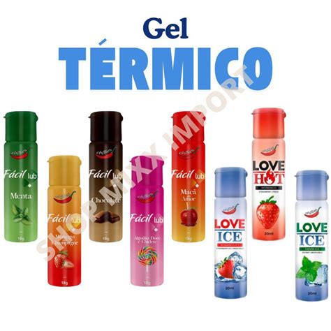 KIT Gel FÁCIL LUB Lubrificante Intimo Corporal À Base de Água SEX SHOP Shopee Brasil