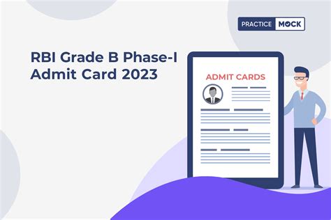 Rbi Grade B Admit Card 2023 Phase 1 Click To Download