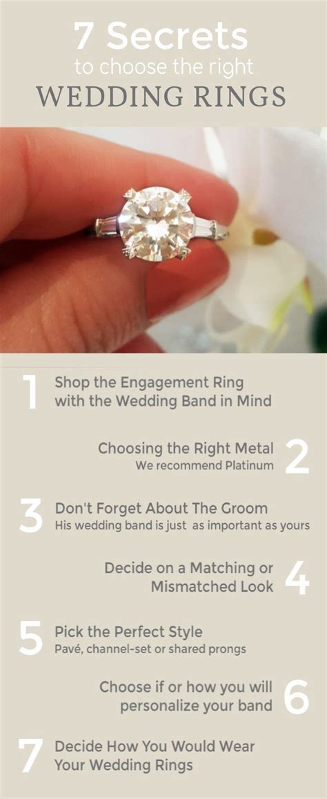 7 Tips To Choosing The Right Wedding Band For Your Engagement Ring