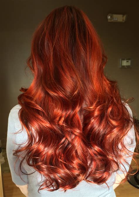 Fire Red Hair Shades Of Red Hair Red Hair Inspo Beautiful Hair Color