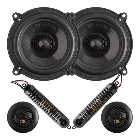 Alto Falante Bravox Cs Bk Polegadas W Vias Kit Vias