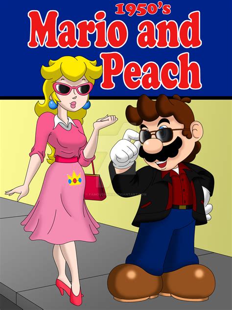 1950s Mario And Peach By Famousmari5 On Deviantart