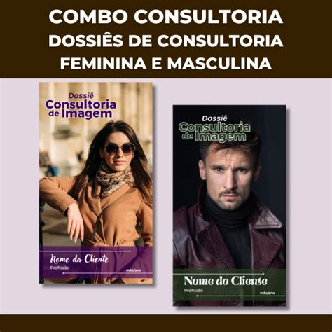 Dossiê de Consultoria de Imagem Editável Feminino e Masculino Lidia