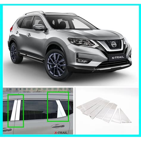 NISSAN XTRAIL X TRAIL T32 2014 2020 Door Window Pillar Trim Stainless