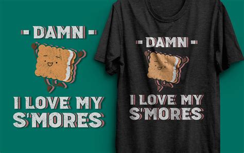 T Shirt Design S Mores Behance