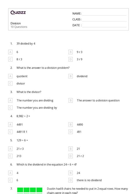 50 Division Worksheets For 4th Grade On Quizizz Free And Printable Worksheets Library