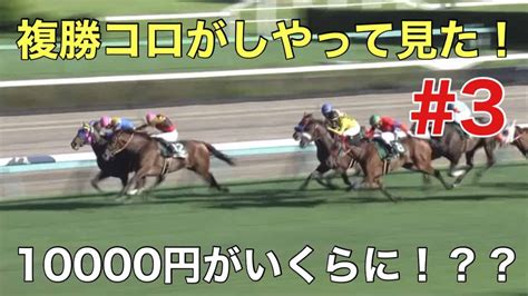 【10000円が！！？？円に！】複勝ころがしやってみた！＃3 競馬動画まとめ