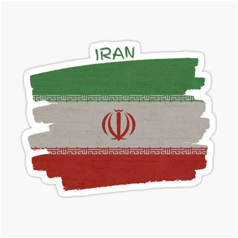 "Flag of Iran" Sticker for Sale by LinguaPampa | Redbubble