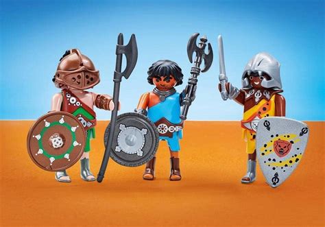 Playmobil Romains Les Gladiateurs Emballage Plastique Pas