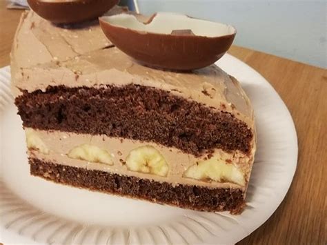 Kinderschokoladentorte Mit Bananen Von Timi23 Chefkoch