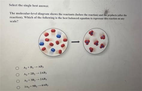 Solved Select The Single Best Answer The Molecular Level Chegg