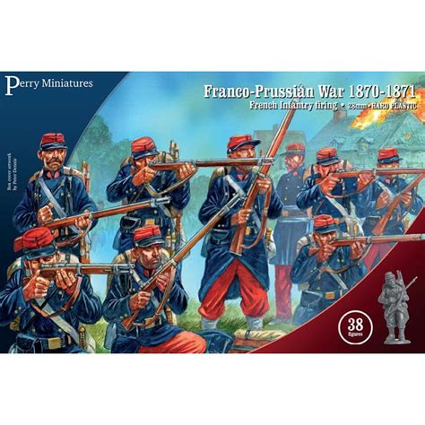 Perry Miniatures 28mm Franco Prussian War French Infantry Firing Line