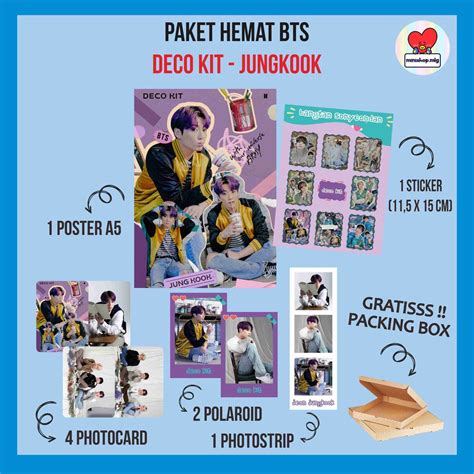 Jual Freebox Paket Hemat Bts Deco Kit Fankit Bts Deco Kit