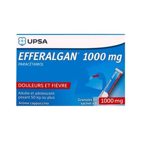 Efferalgan 1000 Mg Granules 8 Sachets