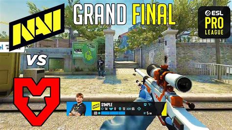 THE LAST CSGO GRAND FINAL NaVi Vs MOUZ HIGHLIGHTS ESL Pro League