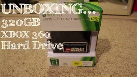 320gb Xbox 360 Hard Drive Unboxing Youtube