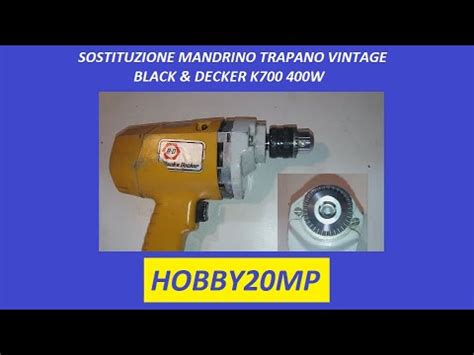 Sostituzione Mandrino 3 8 24 UNF MASCHIO Trapano Vintage ANNI 80