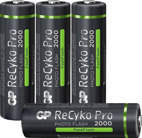 GP Piles rechargeables AA ReCyko Pro 2000 mAh 4 Pièces HIFI