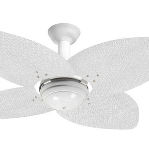 Ventilador De Teto Office Jet Aspen Venti Delta Branco Rattan Branca