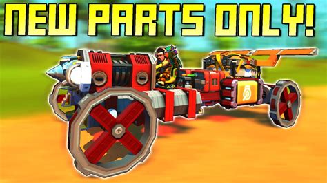 Racing With New Survival Mode Parts Only Scrap Mechanic Multiplayer