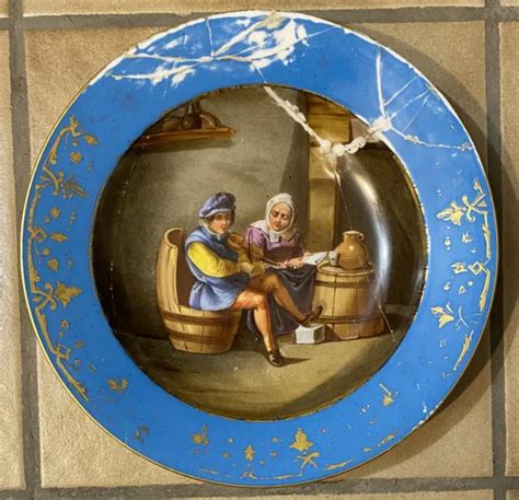 ASSIETTE DE SEVRES Chateau Des Tuileries A Restaurer EUR 8 00 PicClick FR