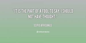 Publius Cornelius Scipio Africanus Quotes. QuotesGram