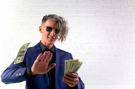 Premium Photo Businessman Throwing Money