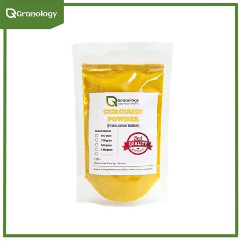 Jual Temulawak Bubuk Curcumin Powder 100 Gram By Granology Shopee