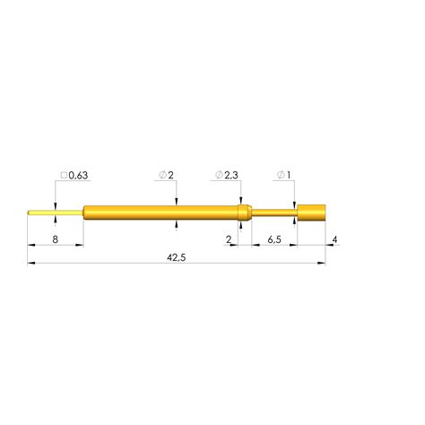 Spring Loaded Test Probe Gks A W Item Ingun