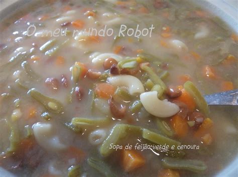 Bimby Sopa De Feij O Verde E Cenoura