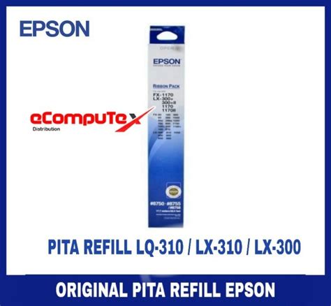 Jual Pita Refill Printer Epson Ribbon Lq Lx Lx Original Di