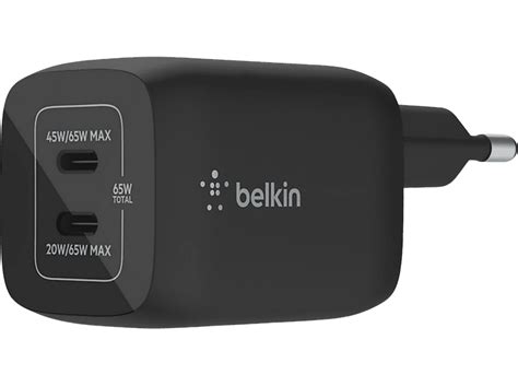 BELKIN USB C Wandlader Boost Charge Pro 65 W Zwart WCH013VFBK