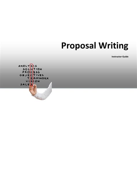 Proposal Writing Sample Manual By Courseware Issuu