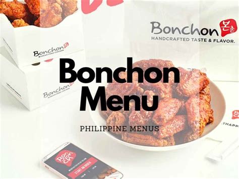 Bonchon Menu 2024 — Bonchon Promo Delivery Chicken And More