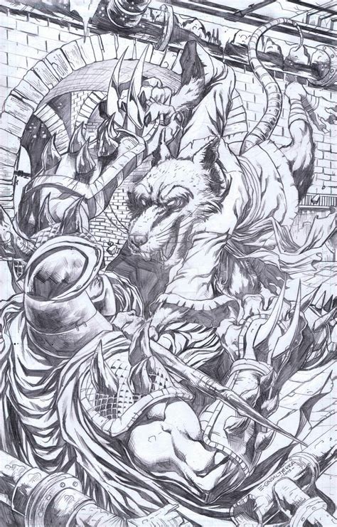 Splinter Vs Shredder By Emilcabaltierra On Deviantart
