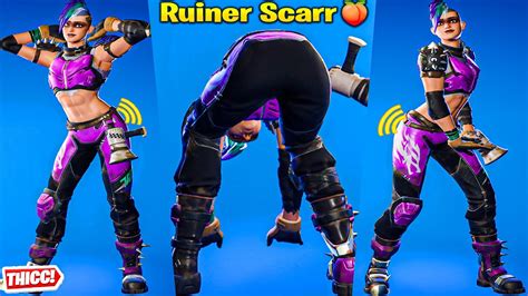 New Fortnite Ruiner Scarr Raider Skin Showcase Thicc Top Tiktok